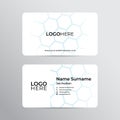 Modern Business Card Design professional and corporate template Royalty Free Stock Photo