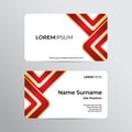 Modern Business Card Design professional and corporate template Royalty Free Stock Photo