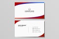 Modern Business card name card Design Template Royalty Free Stock Photo