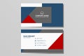 Modern Business card name card Design Template Royalty Free Stock Photo