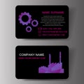 Modern Business-Card Set ,Illustration