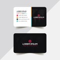 Modern business card template, background, Vector, illustration, abstract design for company and individual use. Design, individua