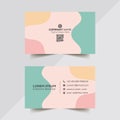 Modern business card template, background, Vector, illustration, abstract design for company and individual use. Design, individua