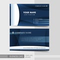 Modern business card template Royalty Free Stock Photo