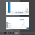 Modern business card template Royalty Free Stock Photo