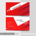 Modern business card template Royalty Free Stock Photo