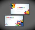 Modern business card templates Royalty Free Stock Photo