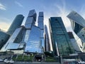 Modern business center in Moscow, Moscow City