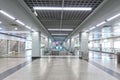Modern commercial building  interior  subway station Royalty Free Stock Photo