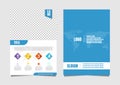 Modern Business flyer template vector some Elements of this image furnished by NASA