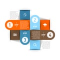 Modern business infographics template