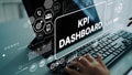 Modern Business KPI Dashboard Displaying Key Performance Indicators with Interactive Data Visualizations and Analytics Royalty Free Stock Photo