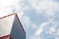 Modern business office skyscrapers with cloud and blue sky at Central in Hong Kong Royalty Free Stock Photo