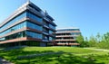 Modern business park and office buildings Royalty Free Stock Photo