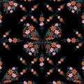 Modern butterfly wing from Liberty small flower seamless pattern vecrtor Illustration Design for fashion , fabric, textile,