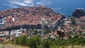 cable car of dubrovnik in croatia