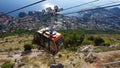 cable car of dubrovnik in croatia