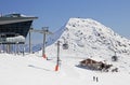 Modern cableway in Low Tatras, Slovakia