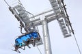 Modern cableway in ski resort Jasna, Slovakia Royalty Free Stock Photo