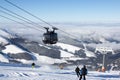 Modern cableway in ski Resort Jasna, Slovakia