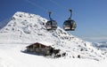 Modern cableway in ski resort Jasna, Slovakia