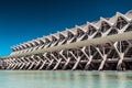 Modern Calatrava Valencia Oceanarium building facade