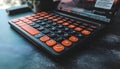 Modern Calculator Close-up