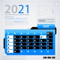 Modern calendar template