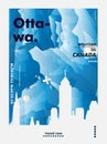 Canada Ottawa skyline city gradient vector poster