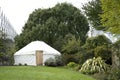 Modern canvas yurt