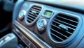 Modern Car Air Conditioning Panel with Adjustable Vents for Optimal Interior Climate Control Royalty Free Stock Photo