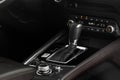 Modern car automatic gearbox. Royalty Free Stock Photo