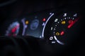 Modern car dashboard Royalty Free Stock Photo