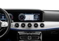 Modern car dashboard with digital display Royalty Free Stock Photo