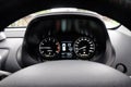 Modern Car Dashboard Instrument Cluster View Royalty Free Stock Photo