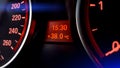 Modern Car Dashboard Royalty Free Stock Photo