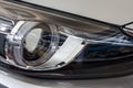 Modern car head lamp Royalty Free Stock Photo