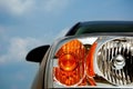 Modern Car Headlight Royalty Free Stock Photo