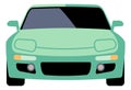 Modern car icon. Luxury auto front view