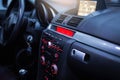 Modern car interior Royalty Free Stock Photo