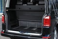 Modern car with open empty trunk Royalty Free Stock Photo