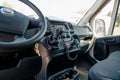 Modern car saloon interior Royalty Free Stock Photo