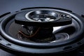 Modern car speaker close-up Royalty Free Stock Photo
