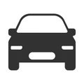 Modern car vector icon