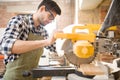 Modern Carpenter in Joinery Shop