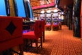 Modern casino hall with game machines Royalty Free Stock Photo