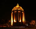 The modern Catholic Church at night Royalty Free Stock Photo