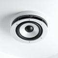 Modern In-Ceiling Audio Speaker System for Smart Homes Royalty Free Stock Photo