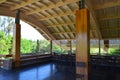 Modern ceiling wood structure Royalty Free Stock Photo