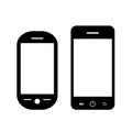 Modern cellphone vector icon